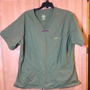 Olive Women's Scrub Top